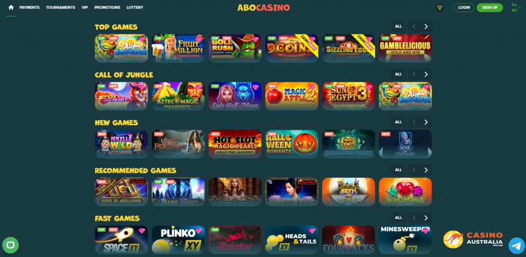 Abo Casino Games Australia