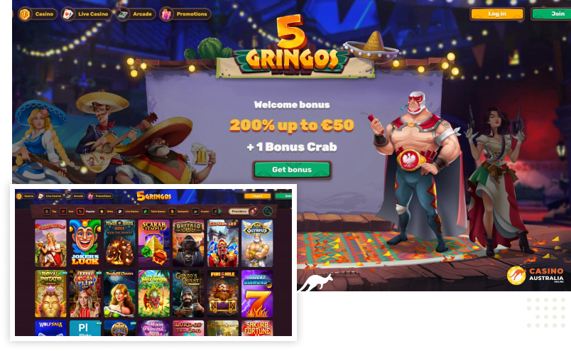 5 Gringos Casino Australia Review