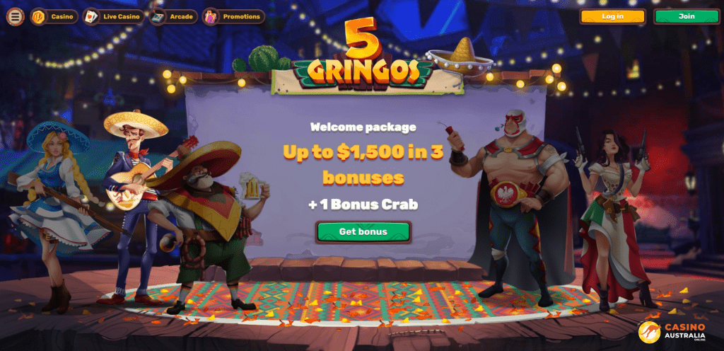 5 Gringos Casino Review Australia