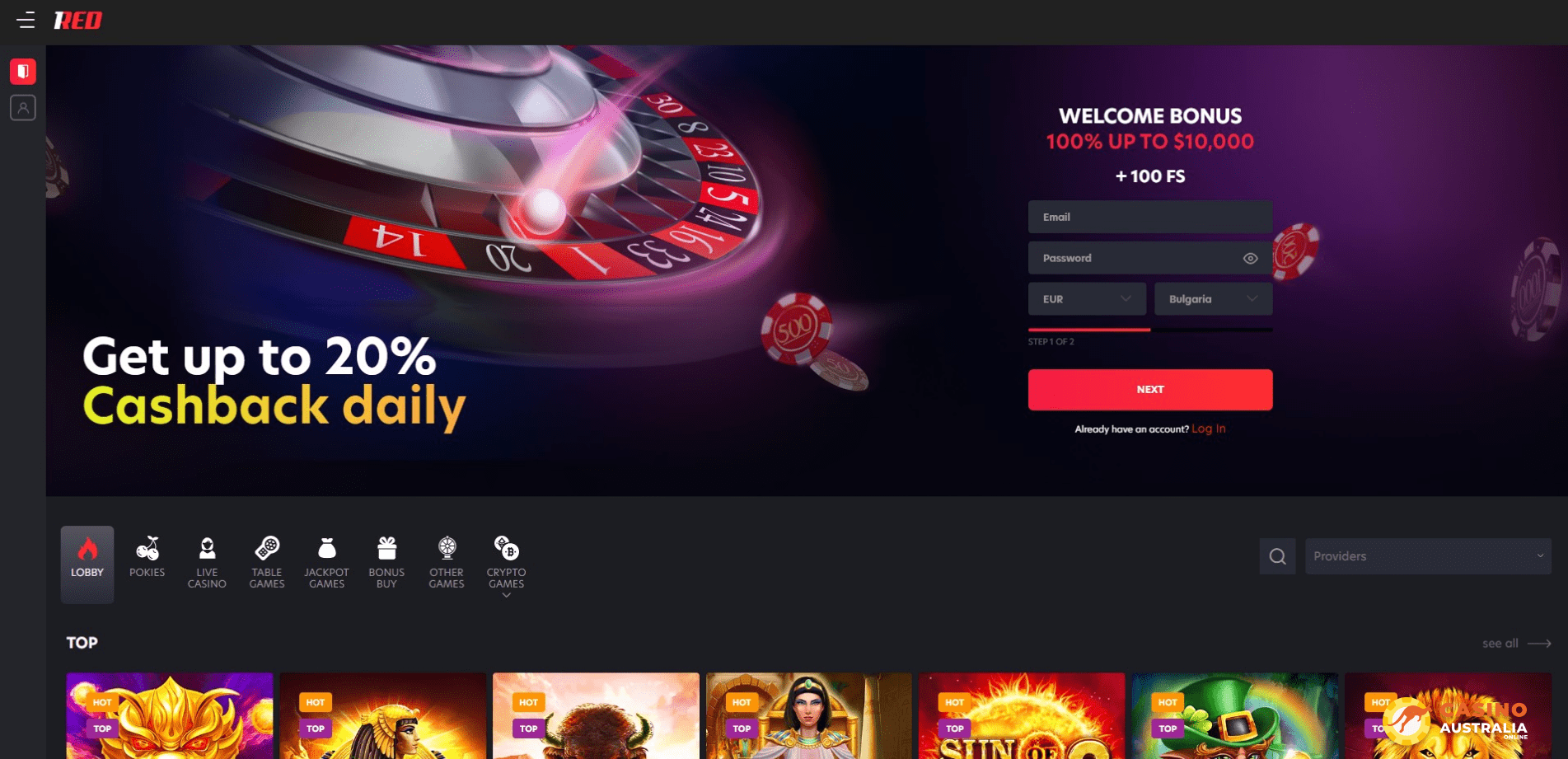 1Red Casino Review Australia