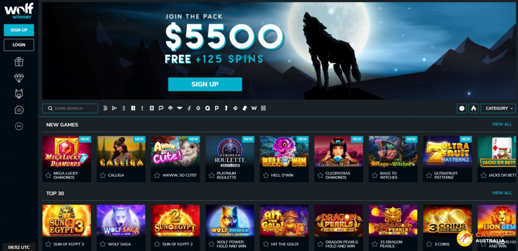 Wolf Winner Casino Review Australia