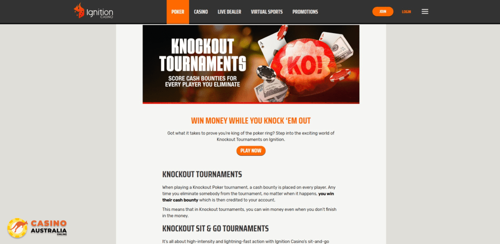 Weekly Tournaments at Ignition Casino Australia