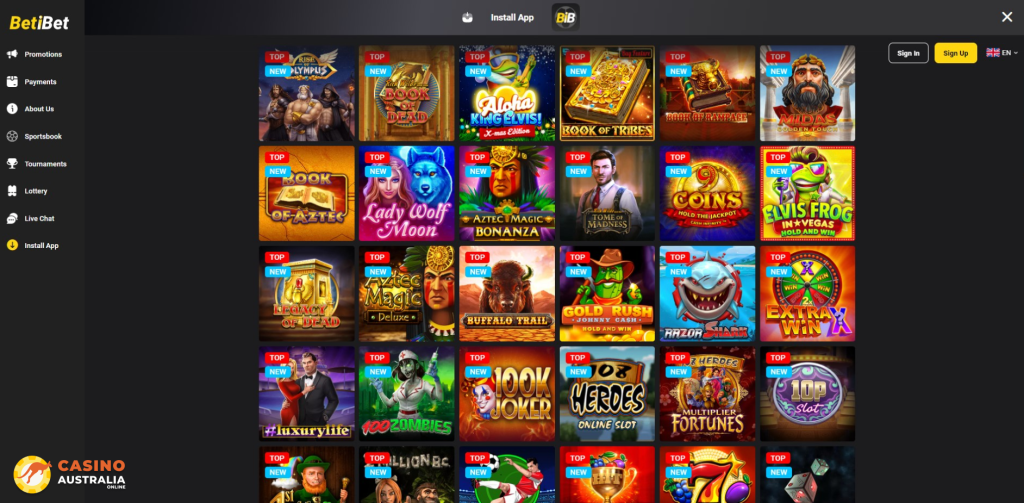 BetiBet Casino Games Australia