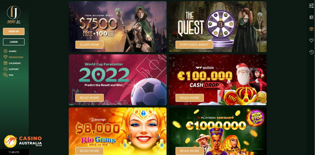 Jackpot Jill Casino Promotions Australia