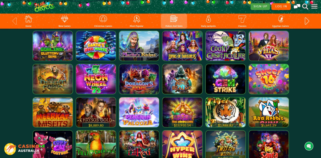 PlayCroco Casino Games Australia