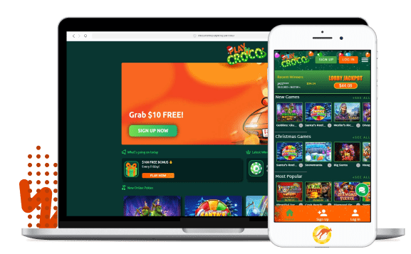 PlayCroco Casino Mobile Devices