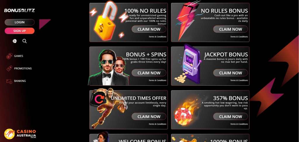 Bonus Blitz Casino Promotions Australia