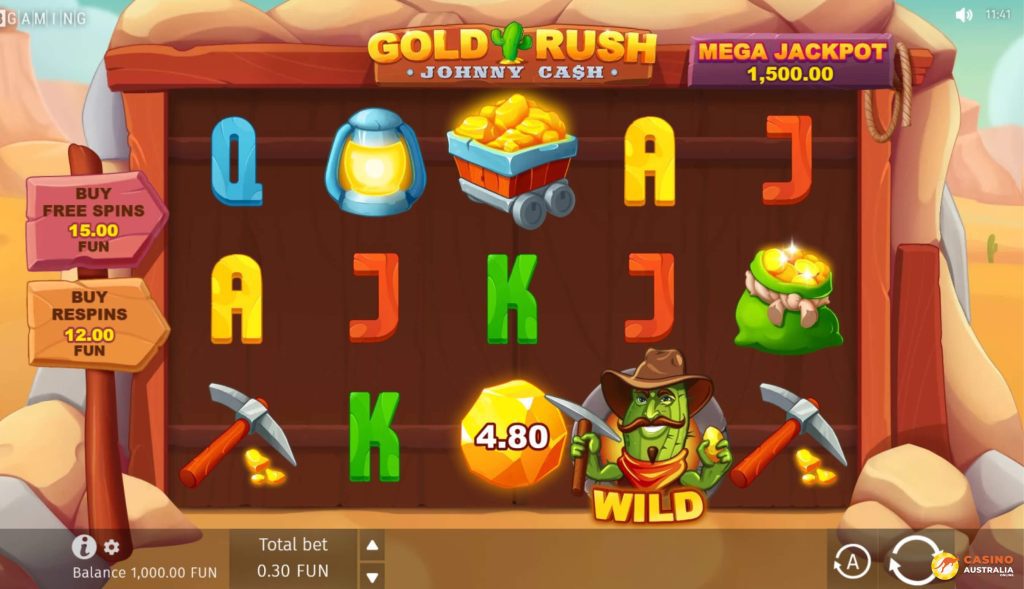 Gold Rush With Johnny Cash Free Play Australia Review