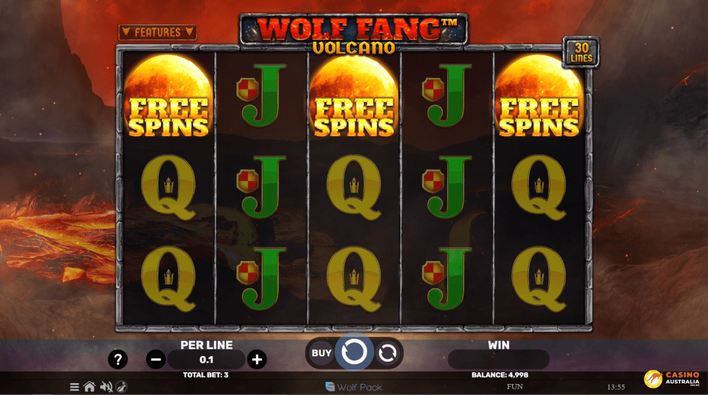 Wolf Fang - Volcano Free Play Scatters Wins Australia Review