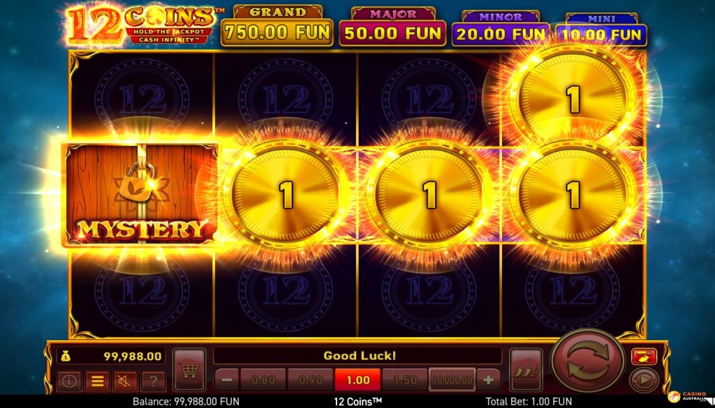 12 Coins Free Play Wins Australia Review