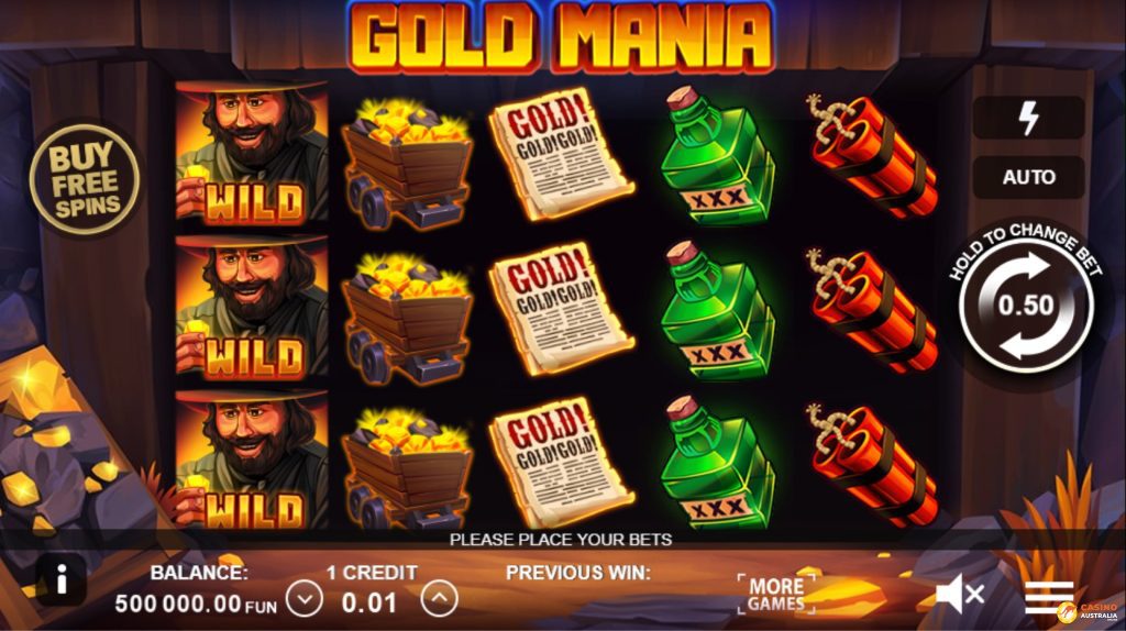 Gold Mania Free Play Australia Review