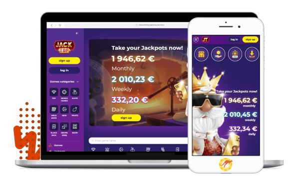 JackTop Casino Mobile Devices