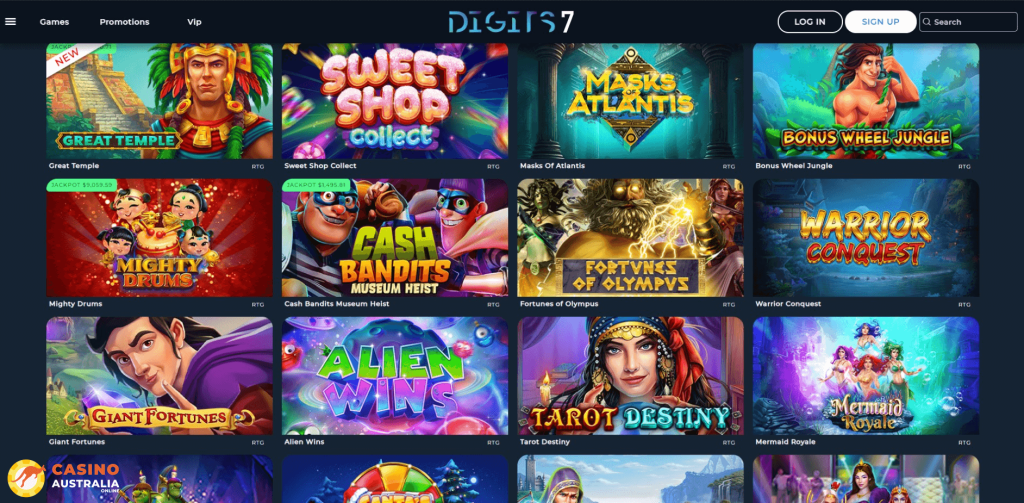 Digits7 Casino Games Australia