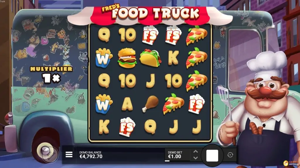 Fred’s Food Truck Free Play Scatters Wins Australia Review