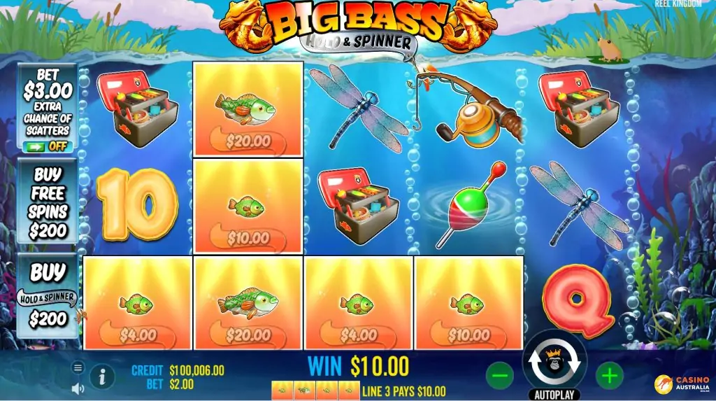 Big Bass - Hold & Spinner Free Play Wins Australia Review