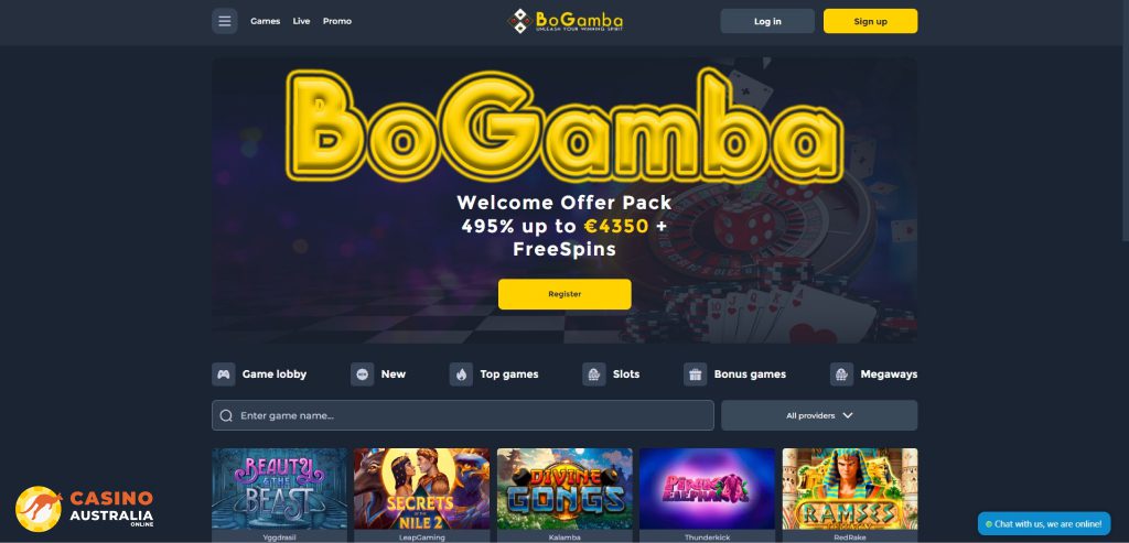 BoGamba Casino Review Australia