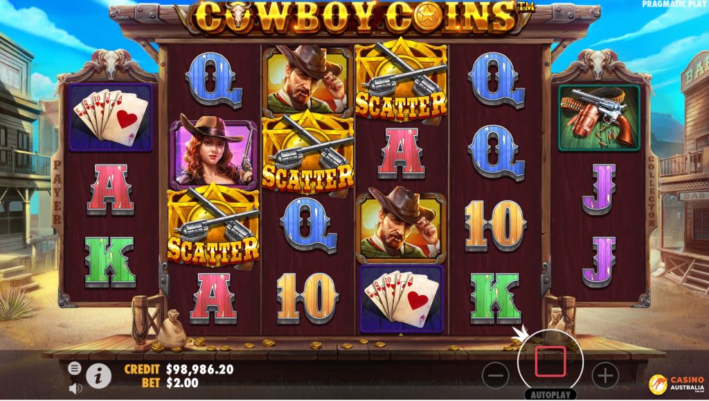 Cowboy Coins Free Play Scatters Wins Australia Review