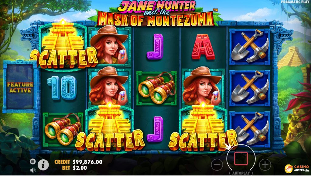 Jane Hunter and the Mask of Montezuma Free Play Scatters Wins Australia Review