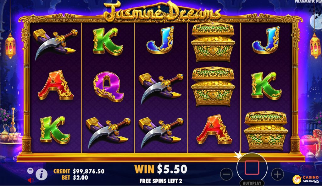 Jasmine Dreams Free Play Bonus Feature Spins Australia Review