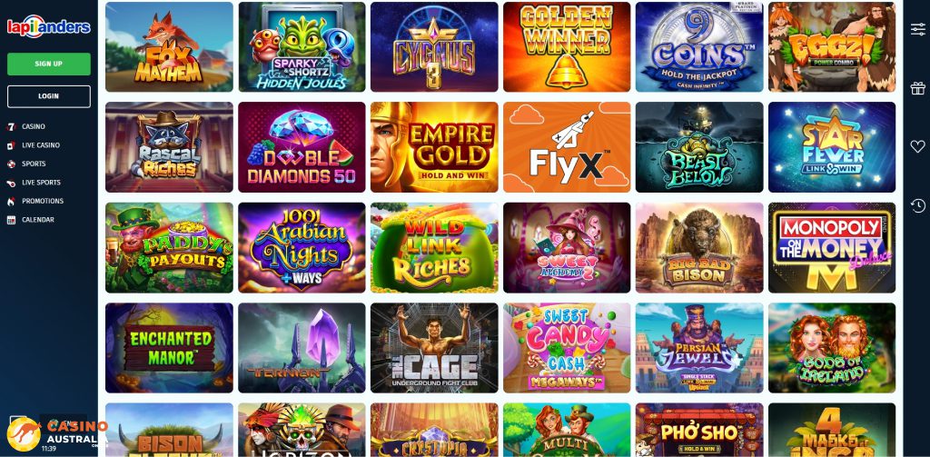 Lapilanders Casino Games Australia