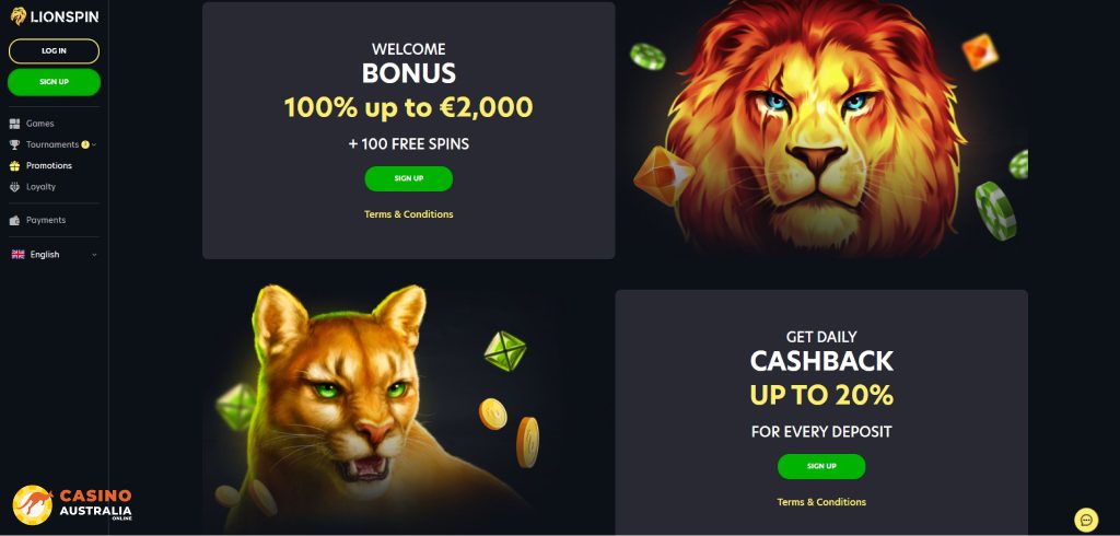 LionSpin Casino Promotions Australia