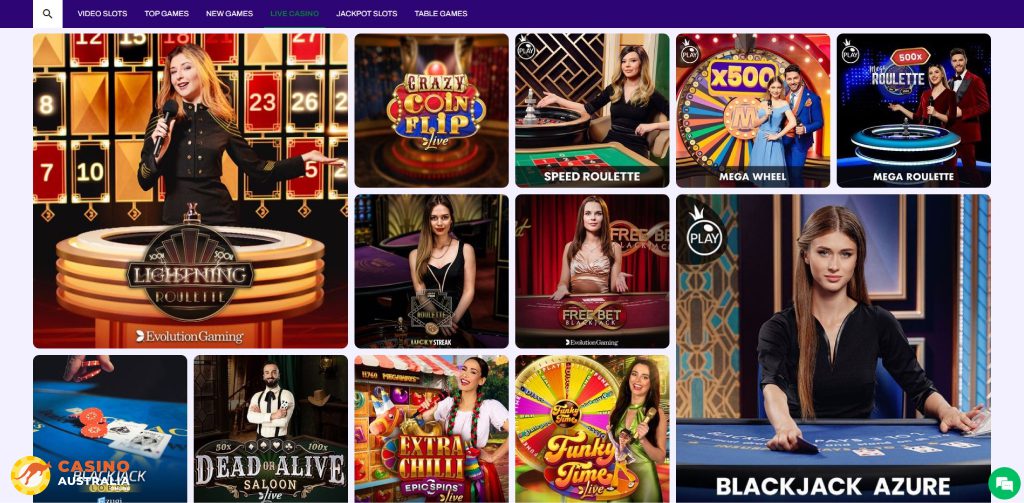Lucky Bandit Casino Live Games Australia