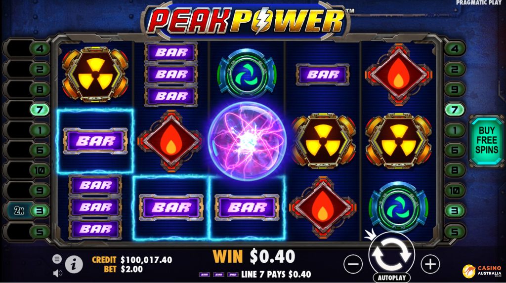 Peak Power Free Play Wins Australia Review