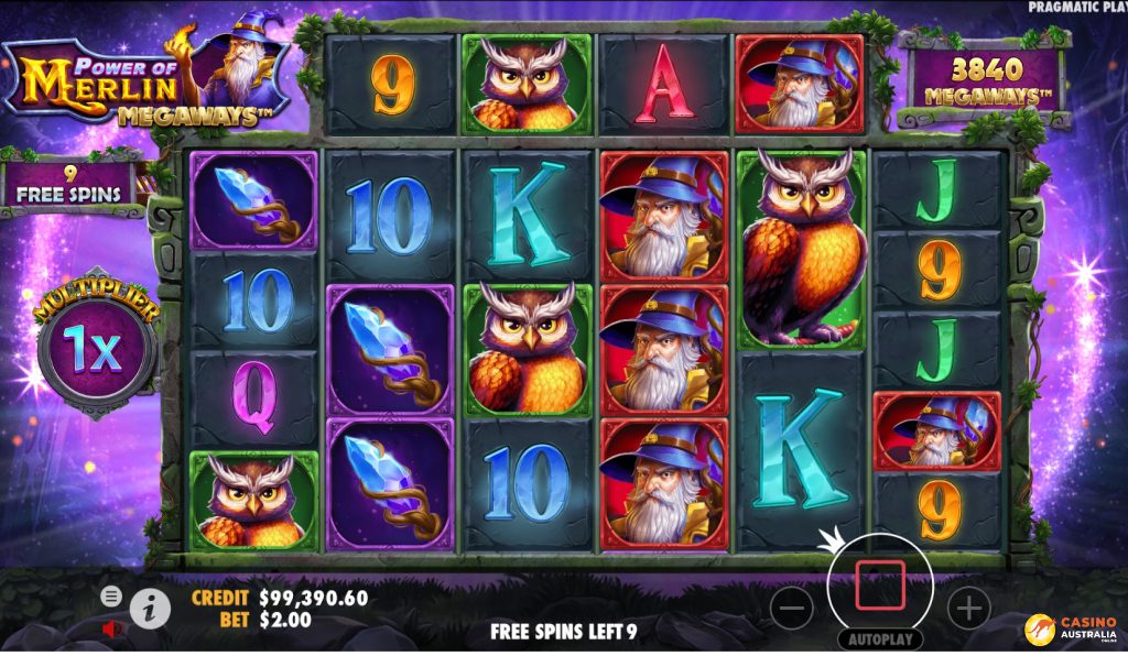 Power of Merlin Megaways Free Play Bonus Feature Spins Australia Review