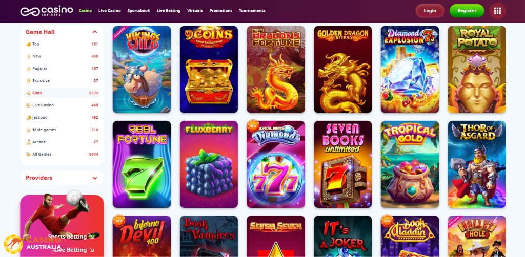Casino Infinity Games Australia