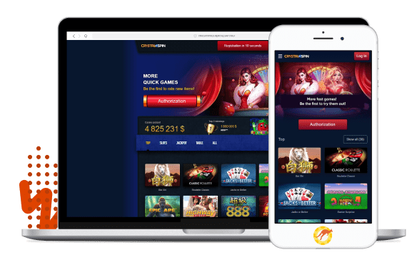 CrystalSpin Casino Mobile Devices