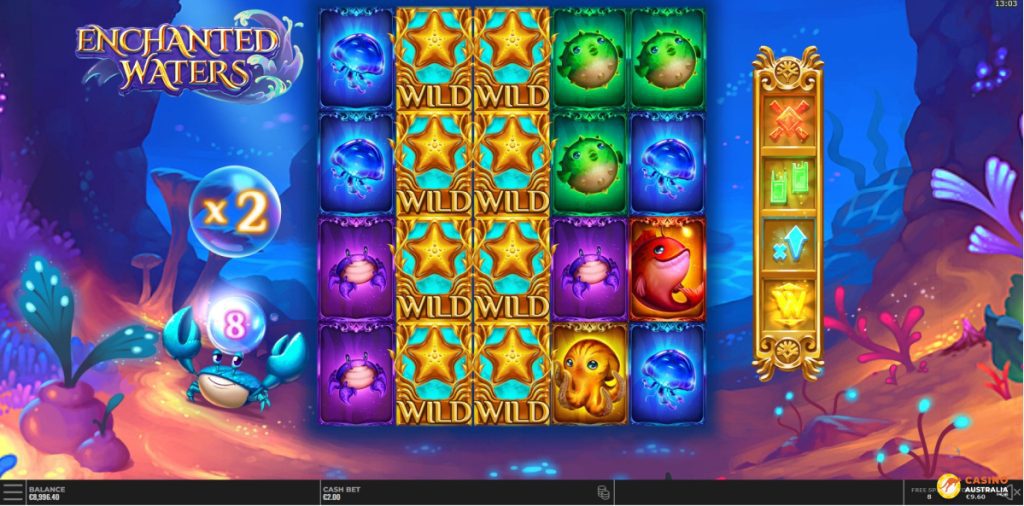 Enchanted Waters Free Play Bonus Feature Spins Australia Review