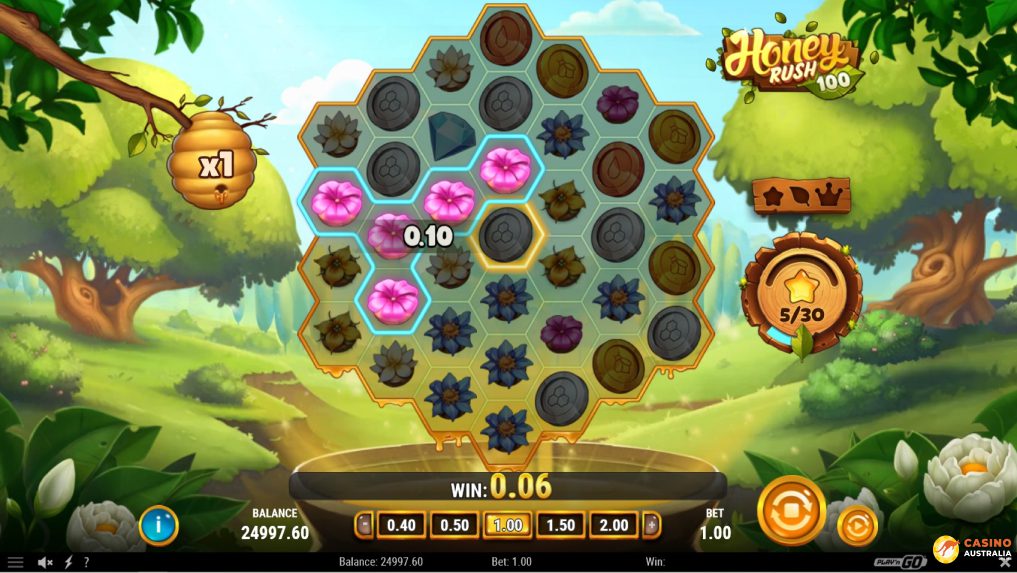 Honey Rush 100 Free Play Wins Australia Review