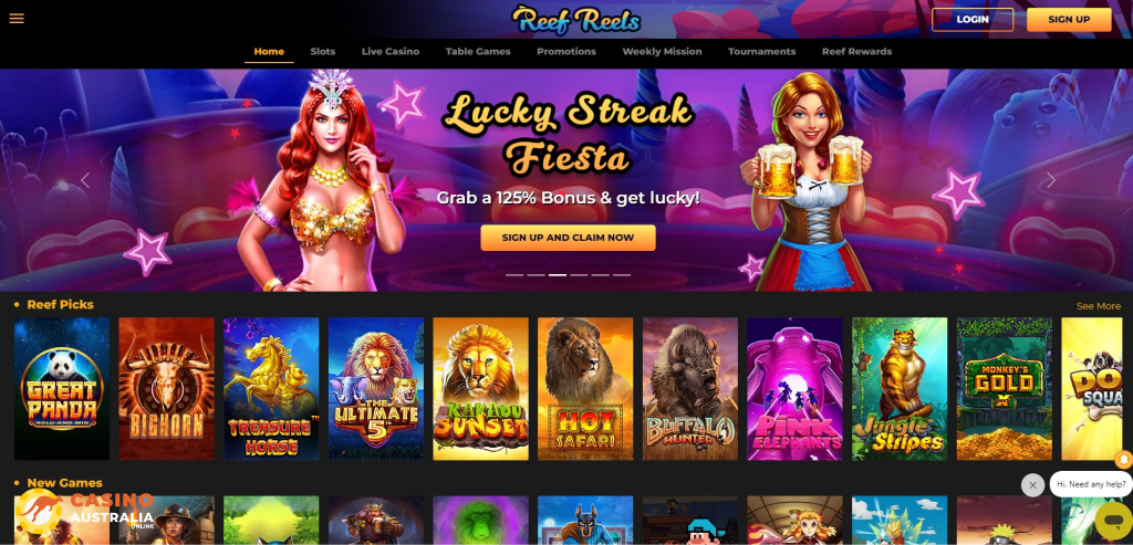 Reef Reels Casino Review Australia