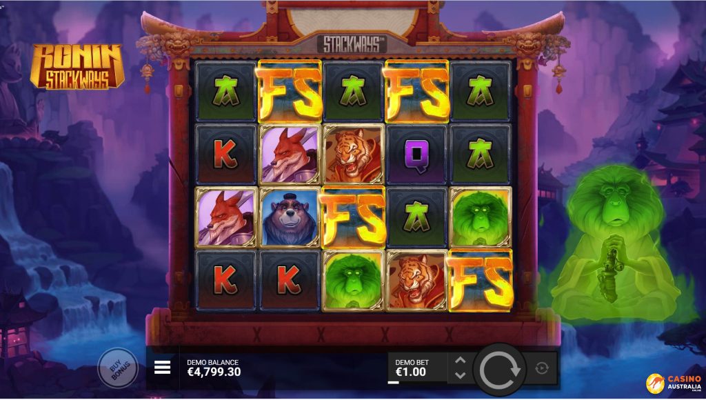 Ronin StackWays Free Play Scatters Wins Australia Review