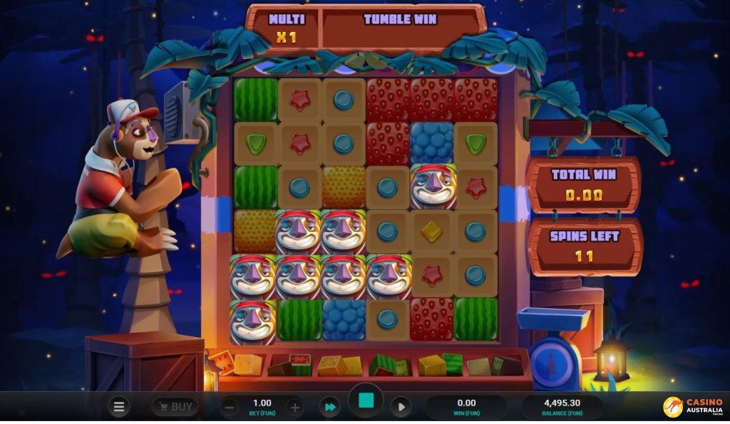 Sloth Tumble Free Play Bonus Feature Spins Australia Review