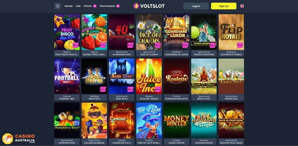 Voltslot Casino Games Australia