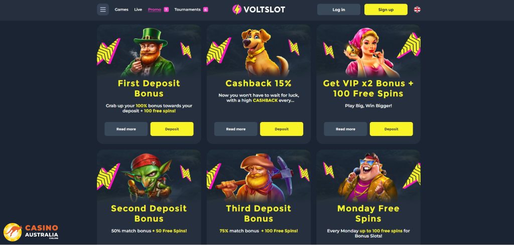 Voltslot Casino Promotions Australia
