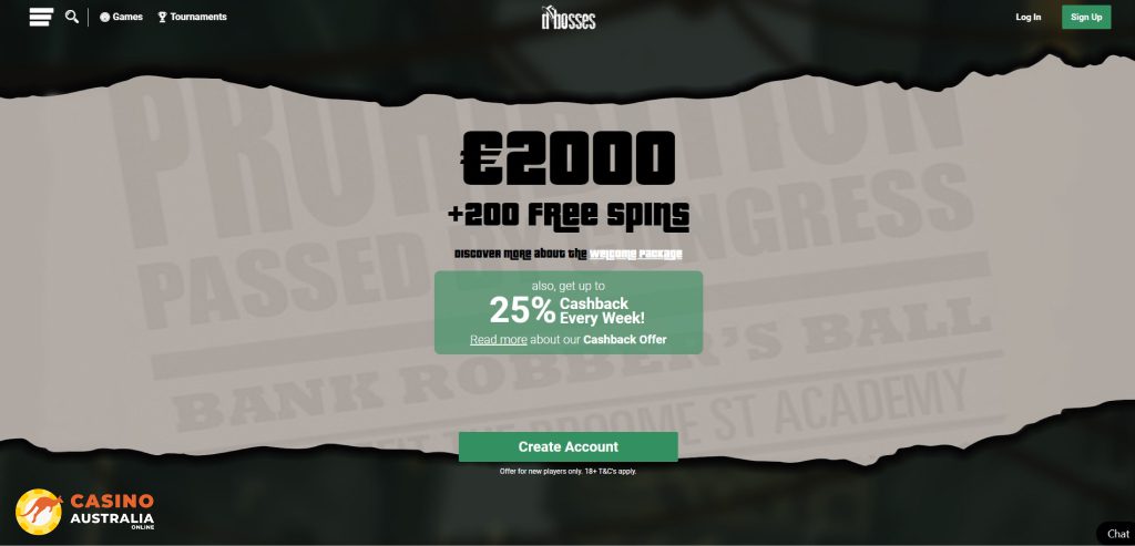 DBosses Casino Review Australia